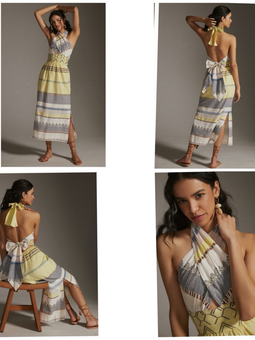 NWT Verb By Pallavi Singhee from Anthropologie Halter Maxi Dress
